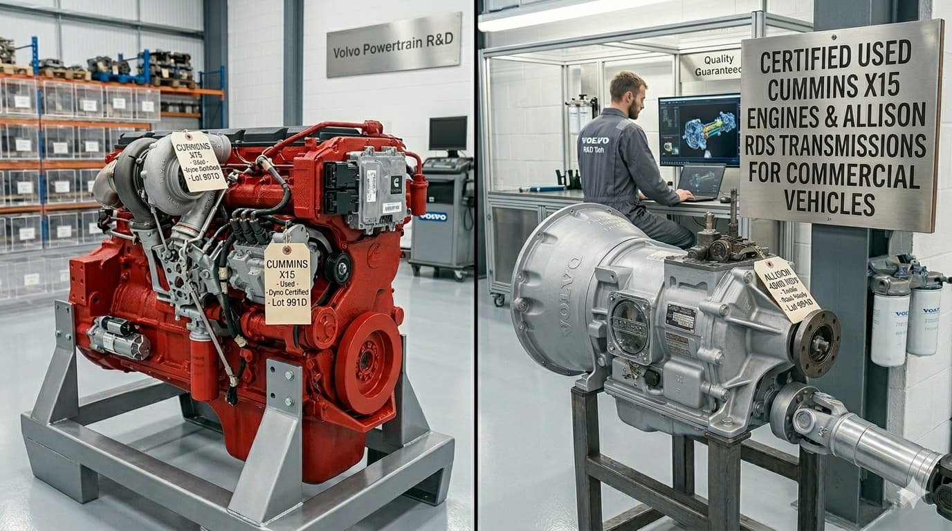Used Volvo Freight Engines and Transmissions